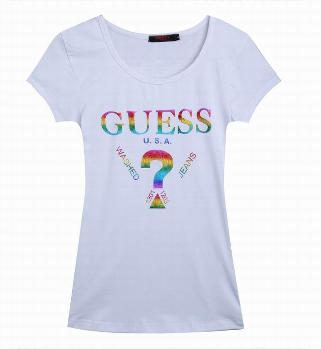 Guess short round collar T woman S-XL-006